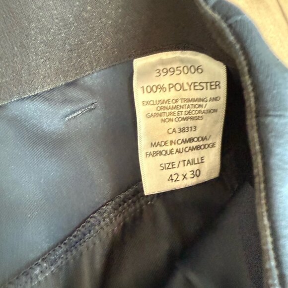 Cloudveil Performance Pants Mens 42x29 Performance Slim Straight Stretch Navy - Picture 7 of 7